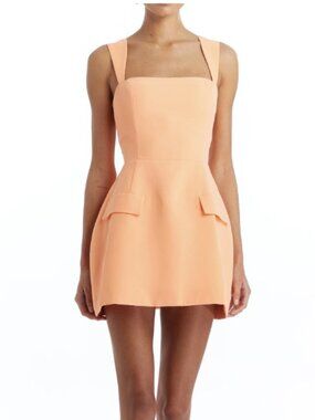 Amanda Uprichard Bethany Romper - Guava